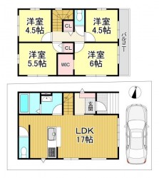 2025年5月完成!
JR桂川駅、イオンモール京都桂川徒歩圏内です♪
WIC付きで収納スペース充実♪
ZEH水準の省エネ住宅!