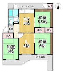 阪急西山天王山駅徒歩圏内！
1階部分の庭付き♪自分好みにリノベ！
南北バルコニーで陽当り良好！