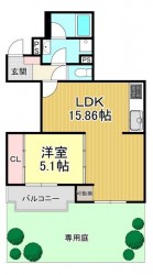 フルリノベーション済！広々専用庭付です♪
JR向日町駅徒歩約5分！2WAYアクセス可能です！

