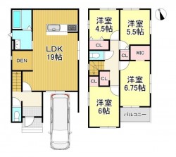 阪急西向日駅徒歩約8分！
WIC付で収納スペース充実♪
南向きで陽当り良好です！