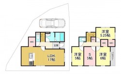 阪急桂駅徒歩約11分！
周辺に買い物施設が充実♪
前道広々で駐車楽々です！
WIC3ヵ所付です♪