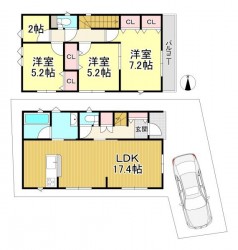 阪急西向日駅徒歩圏内！
最新設備充実です♪各居室に収納スペースあり！
テレワークルーム付きで落ち着いた空間を確保♪