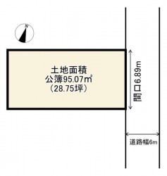 間口ゆったり6.8m！
長法寺小学校まで徒歩2分♪
自然豊かな住環境！