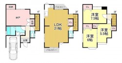 令和7年12月リフォーム完了！
LDK広々20帖以上！南向きのため採光良好です♪
各居室に収納スペースあり！