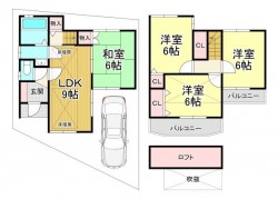 南向きのため日当たり良好です♪
ロフト付きで収納スペース充実!
LDKには床暖房二機搭載!