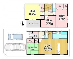 令和8年3月完成予定!
リビングには畳コーナー!
敷地内には2台駐車可能です!
南側バルコニーで日当たり良好♪収納スペース、設備充実♪