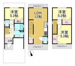 2019年12月建築の築浅物件!
南向きで日当たり、通風良好です♪
阪急西向日駅徒歩圏内!