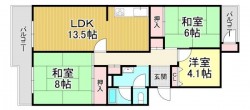 2026年1月末内装リフォーム完了！
間取りは広々3LDK！
2面バルコニーは南北向きで日当たり良好です♪