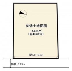  広々43坪！駐車4台可能！
阪急「西向日」駅徒歩11分！
