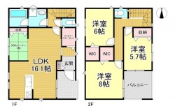駐車2台可能◎
全居室収納付き・収納が楽々！
タタミコーナー付き！