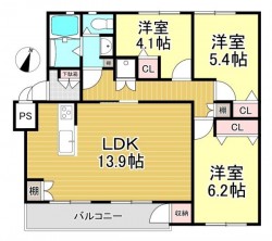 令和8年6月下旬リノベーション完了予定！
南東向きバルコニーで陽当り良好◎
小・中学校徒歩5分圏内！
