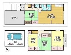13畳テラス付き!
室内改装済み!即入居可能!
