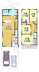 阪急・JR2沿線利用可能!
駐車2台可能!