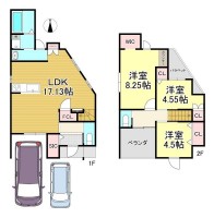 駐車2台可能!
松尾小学校まで徒歩3分!
南向き!日当たり良好◎