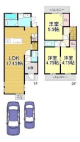  内装リフォーム実施予定！
駐車2台可能！
徒歩圏内には生活施設が揃っています！
