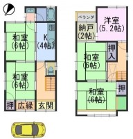  令和8年4月リフォーム済★
駐車場付き戸建て賃貸★