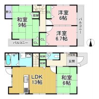  ファミリー様におススメの4LDK戸建て★
バス停まで徒歩5分です！