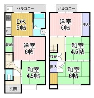  小型犬もしくは猫1匹飼育可の貸家★
洛西口駅まで徒歩5分です！